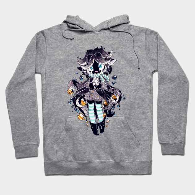 Inky Tears Hoodie by Shiro Narwhal